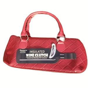 NWOT Insulated Wine Clutch/Bag